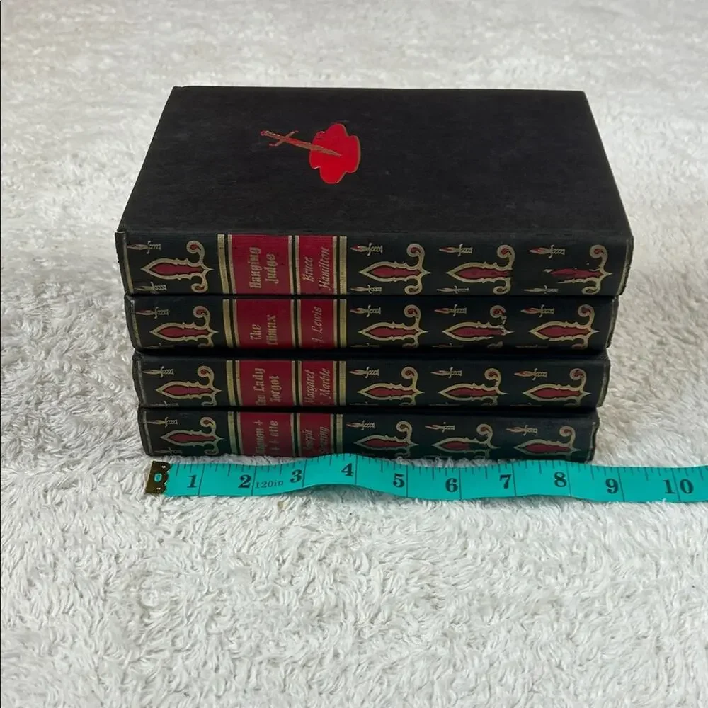 Lot of 4 Books Inc Dagger Cover HC books - Hanging Judge, Lady‎ Forgot, Climax